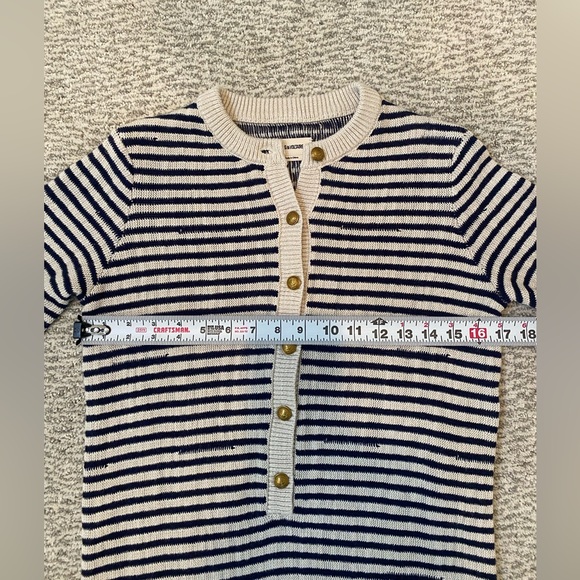 Zadig & Voltaire Tahoe Striped Knit Dress NWT Navy and Cream Striped XS - Picture 8 of 10